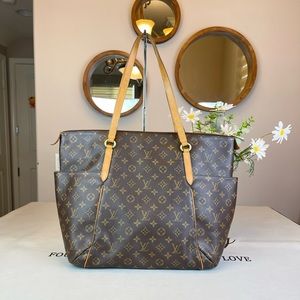 Louis Vuitton Monogram Canvas Totally GM Totes Shoulder Bag
